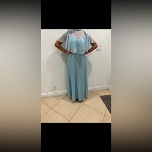 Vintage baby blue dress